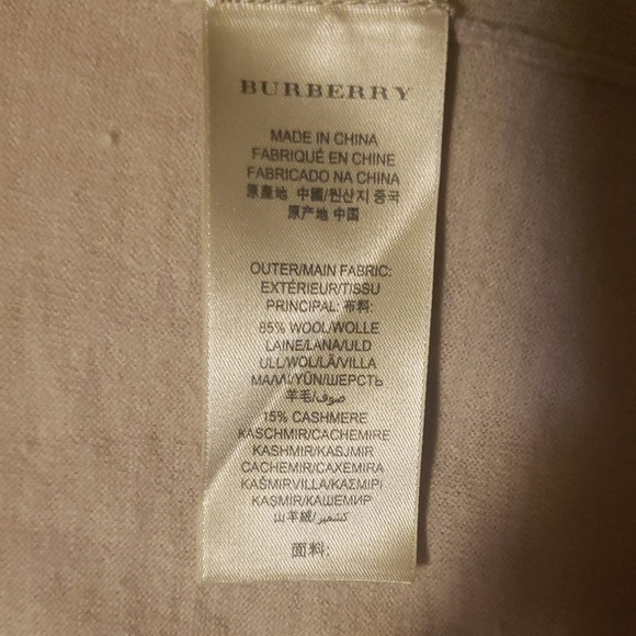 Beautiful BURBERRY CARDIGAN - XS Wool & Cashmere - Picture 4 of 6